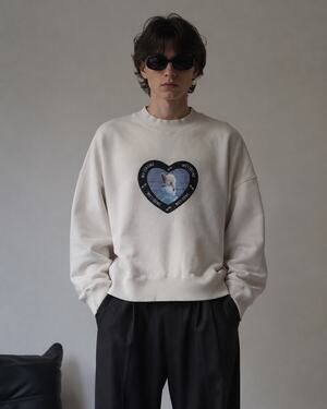 WE11DONE Polar Bear Oversized Sweatshirt